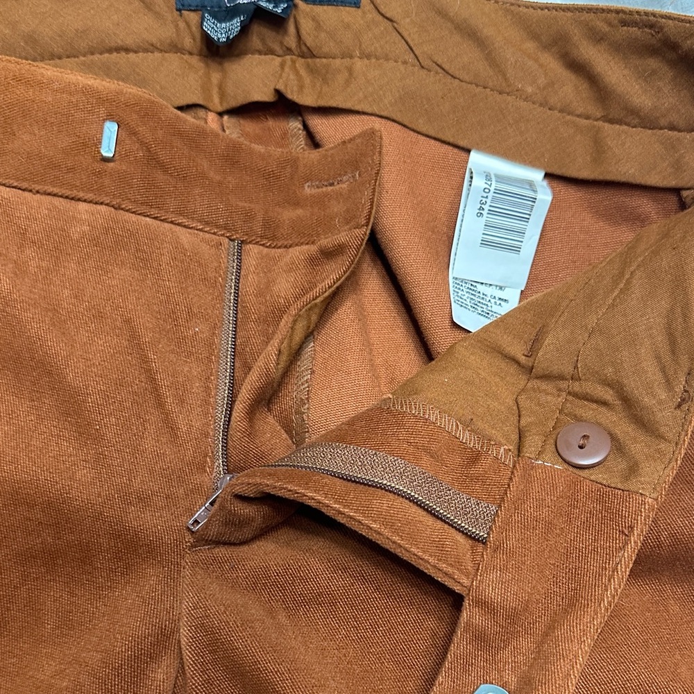 Women’s Jan Basic Rust Pants Size 2 - image 3